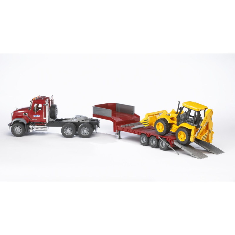 MACK-Granite dieplader m JCB shovel