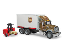 Mack Granite UPS logistiektruck + vork. Mack Granite UPS logistiektruck + vork.