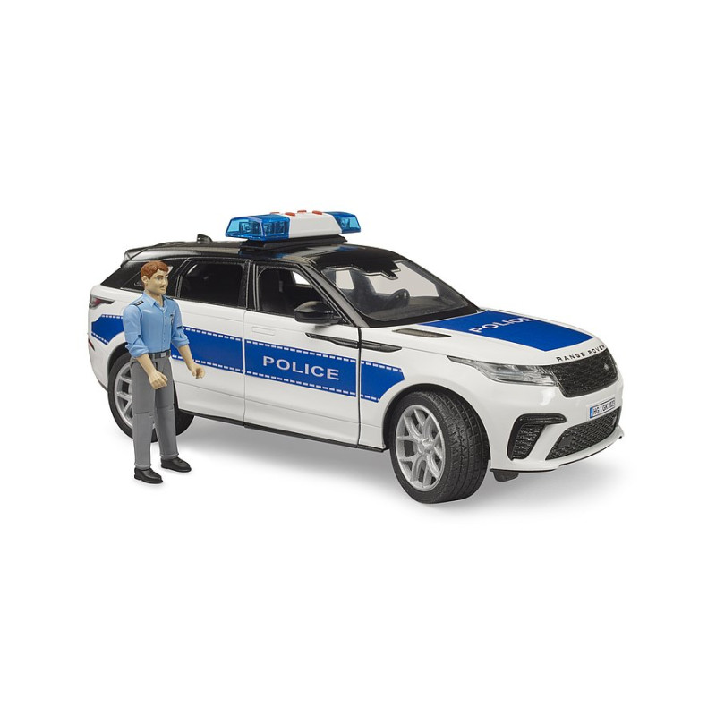 Range Rover Velar politiewagen met figuur Range Rover Velar politiewagen met figuur