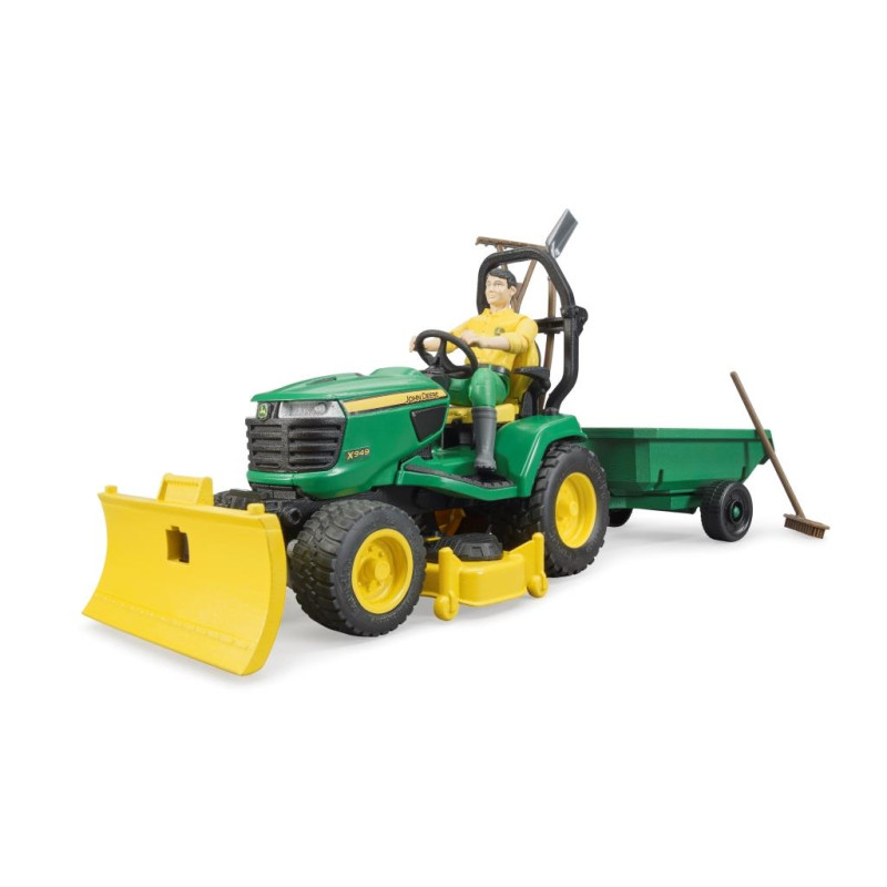 BWorld John Deere zitmaaier met accessoires BWorld John Deere zitmaaier met accessoires