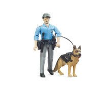 BWorld politie speelfiguur met hond BWorld politie speelfiguur met hond