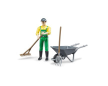 Figurenset boer + accessoires (4-delig) Figurenset boer + accessoires (4-delig)