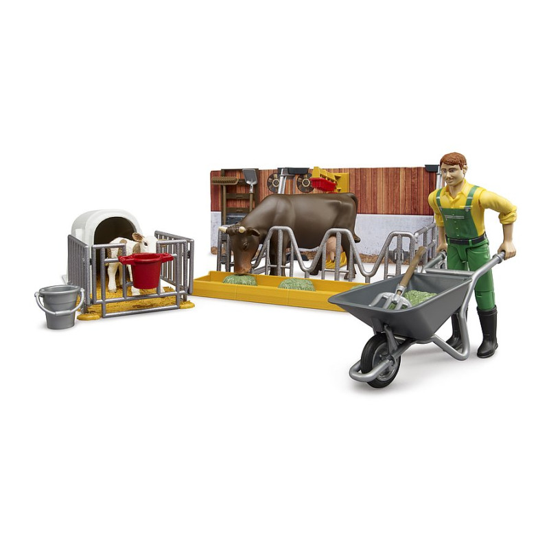 BWorld koeienstal met figuur