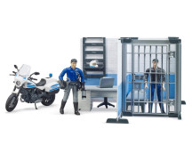 BWorld politiebureau met politiemotor BWorld politiebureau met politiemotor