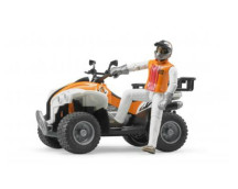 Quad met bestuurder