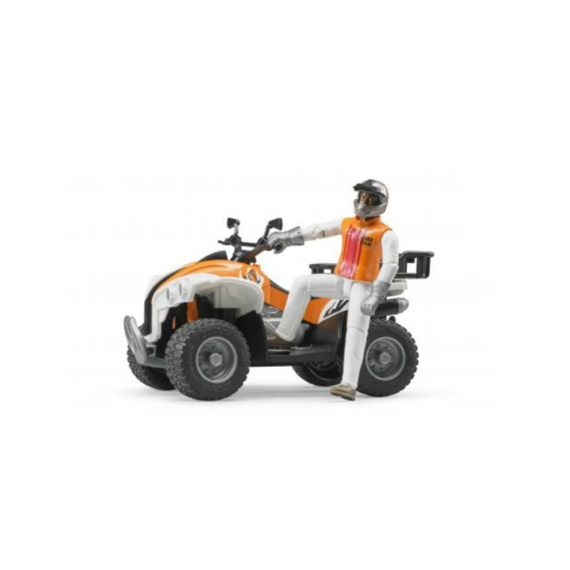 Quad met bestuurder