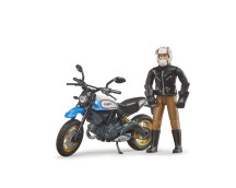Ducati Scrambler Desert Sled met figuur Ducati Scrambler Desert Sled met figuur