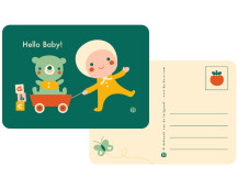 Postkaart Hello baby - Toys Postkaart Hello baby - Toys