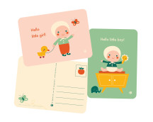 Postkaart Hello baby - Little boy