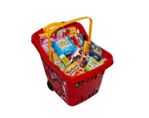 Boodschappentrolley met inhoud Boodschappentrolley met inhoud