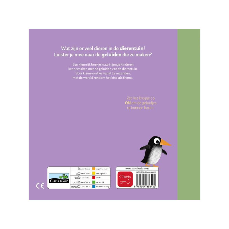 De dierentuin - geluidenboekje De dierentuin - geluidenboekje
