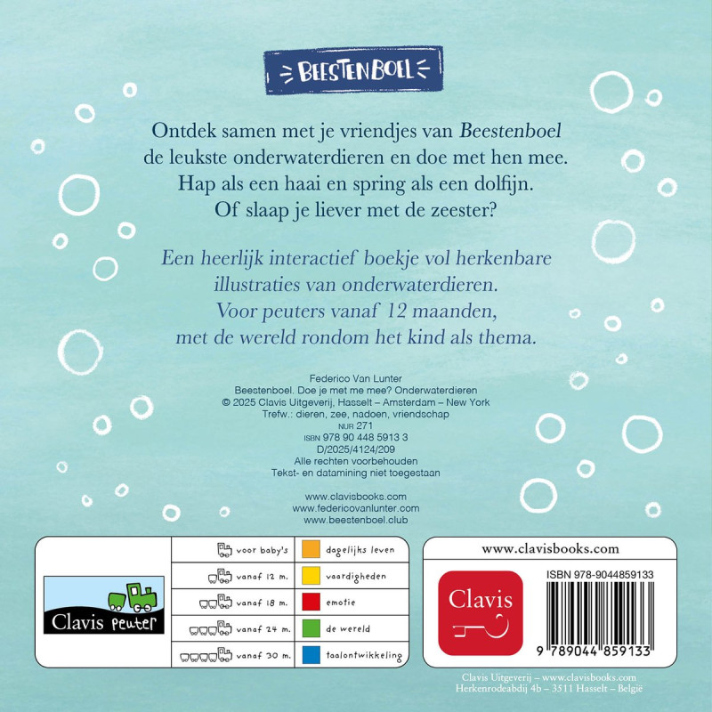 Beestenboel - Doe je met me mee? Onderwaterdieren Beestenboel - Doe je met me mee? Onderwaterdieren