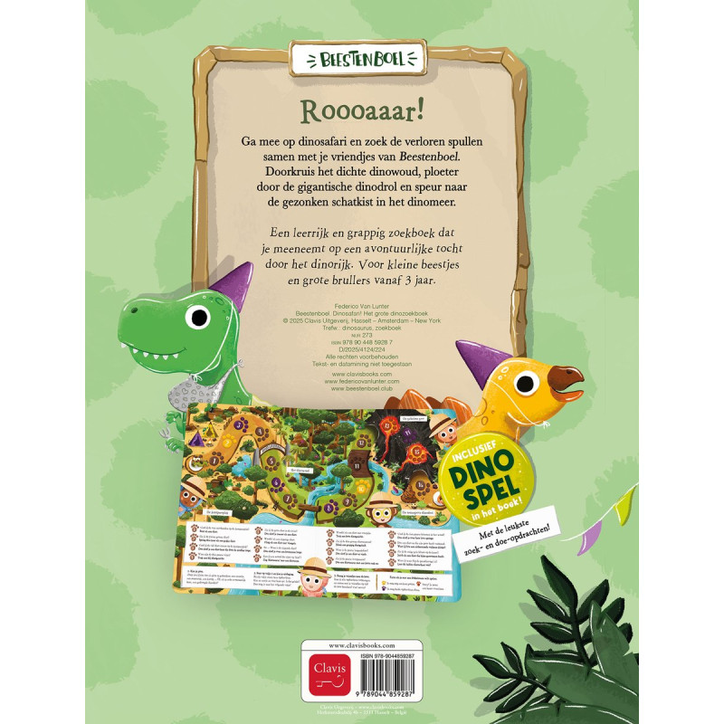 Beestenboel - Dinosafari! Het grote dinozoekboek Beestenboel - Dinosafari! Het grote dinozoekboek