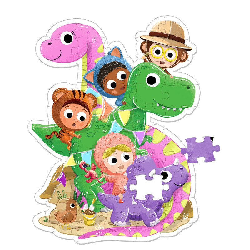 Beestenboel XXL puzzel - Dinosaurus! Beestenboel XXL puzzel - Dinosaurus!