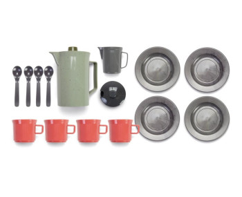 Green Bean - Koffieset in net (17-delig)