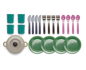 Green Bean - Eetservies in net (22-delig)