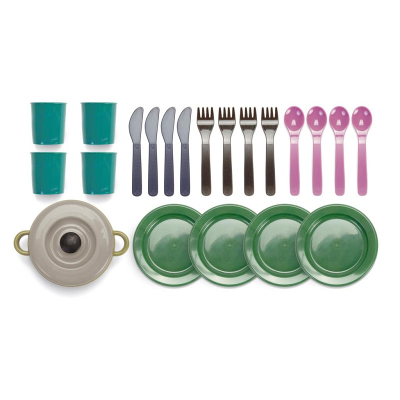 Green Bean - Eetservies in net (22-delig)