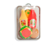 Broodje hamburger speelset (17-delig) Broodje hamburger speelset (17-delig)