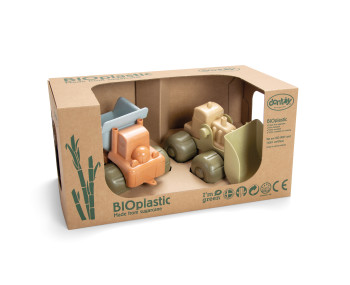 BIOplastic bouwvoertuigen (set van 2)
