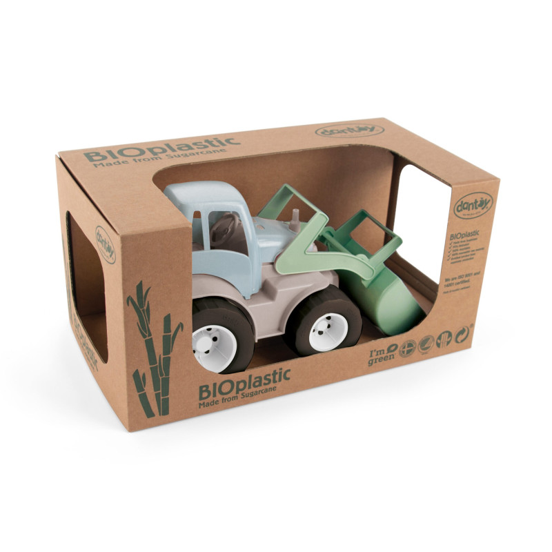 BIOplastic tractor met voorlader