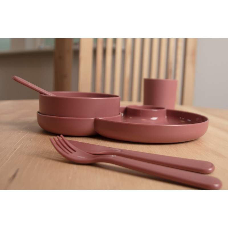 TINY Dinnertime servies geschenkset (rood/7-delig) TINY Dinnertime servies geschenkset (rood/7-delig)