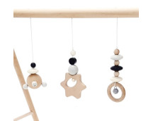 Babygym ster (naturel/zwart) Babygym ster (naturel/zwart)