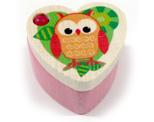 Tandendoosje uil (roze, 2 ass.) Tandendoosje uil (roze, 2 ass.)