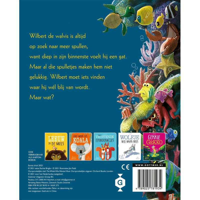 De walvis wilde meer (kartonboek) De walvis wilde meer (kartonboek)