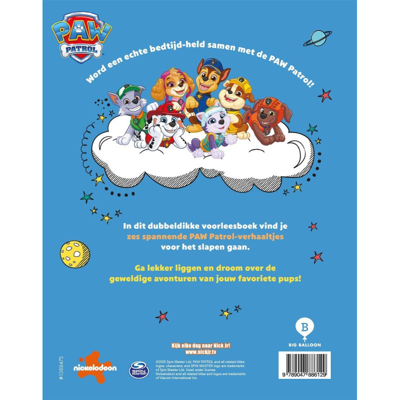 PAW Patrol – Slaap lekker, Pups
