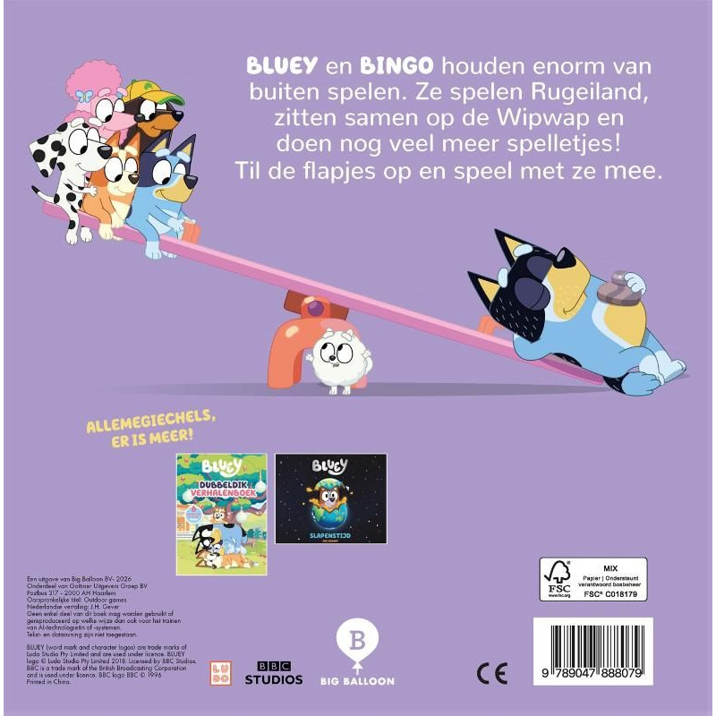 Bluey buitenspelletjes Bluey buitenspelletjes