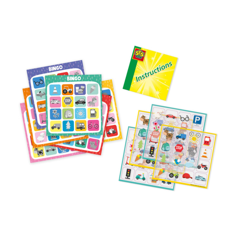 Reisspel raamsticker bingo