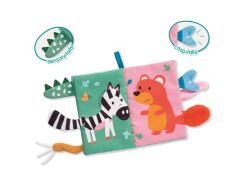 Sensory soft dierenstaarten boek