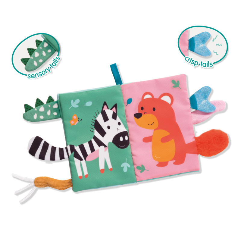 Sensory soft dierenstaarten boek