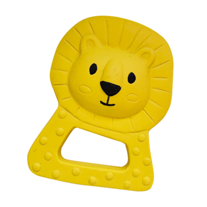 Bijtspeeltje natuurrubber - Leeuw