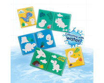 Tiny Talents Badboek - Kleuren met water dino's