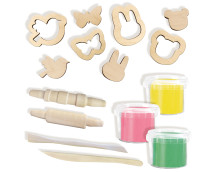 ECO - klei met houten tools ECO - klei met houten tools