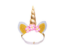 Accessoireset ballerina's, tas, haarband eenhoorn (30-34cm)