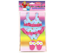 Flamingo bikini met slippers (35-45cm) Flamingo bikini met slippers (35-45cm)