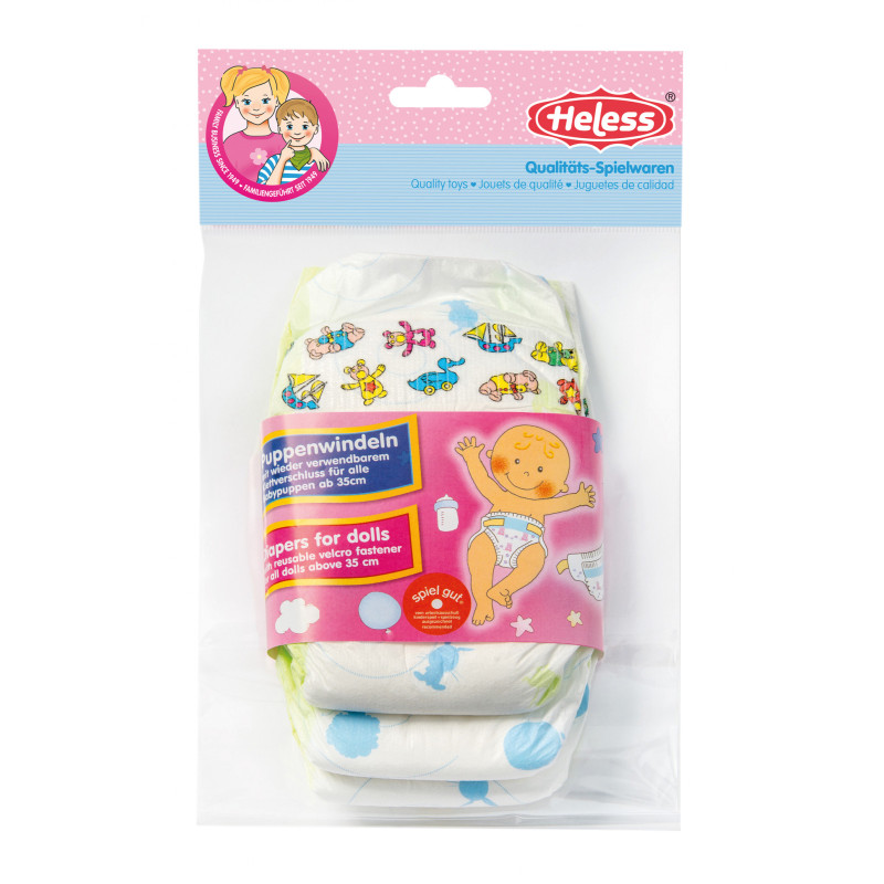 Luiers voor poppen 35/45cm Luiers voor poppen 35/45cm