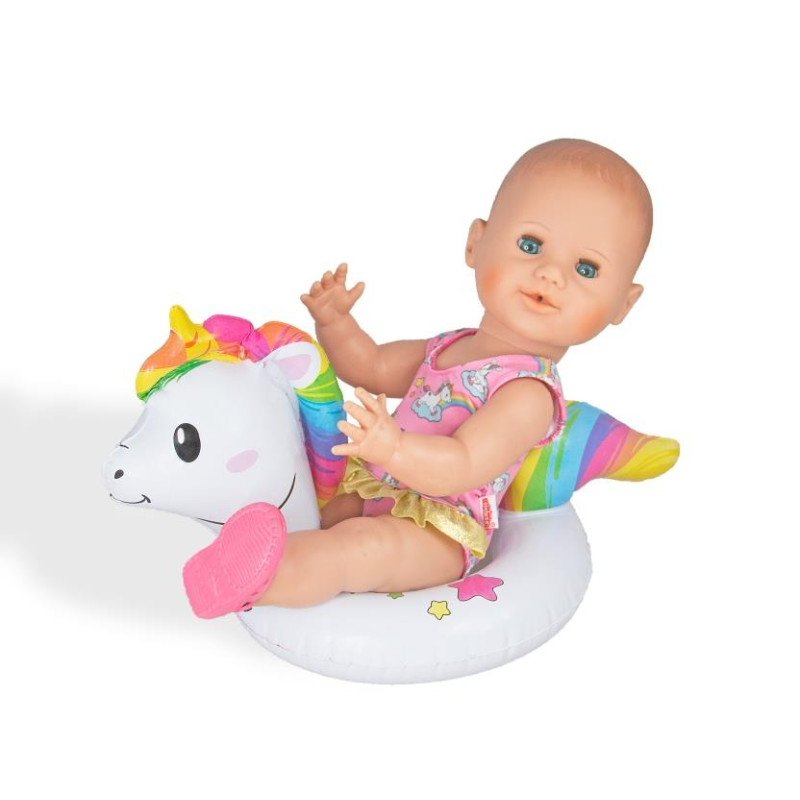 Eenhoorn poppenzwemset (35-45cm)