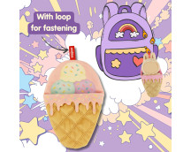 Mini slaapzak icecream (voor knuffels van 15 cm) Mini slaapzak icecream (voor knuffels van 15 cm)