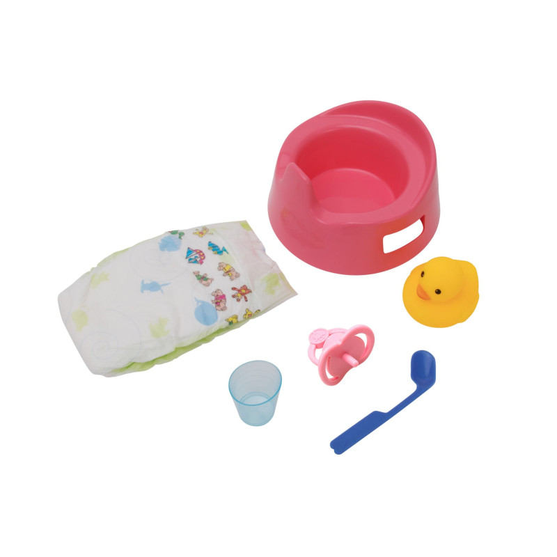 Poppenpo met accessoires
