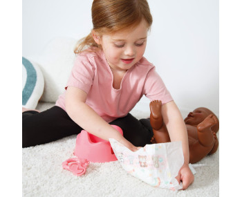 Poppenpo met accessoires 15 cm