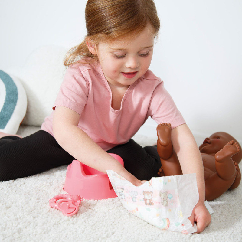 Poppenpo met accessoires 15 cm
