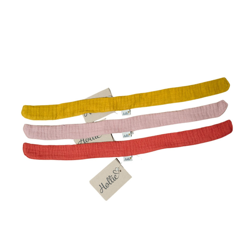 Haarband Puck mousseline 3 assorti Haarband Puck mousseline 3 assorti