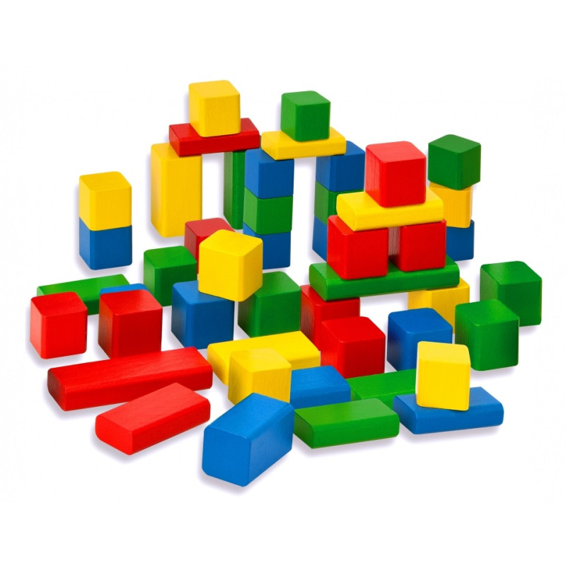 Houten blokken (50 st.) Houten blokken (50 st.)