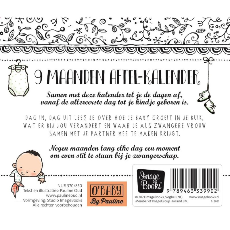 9 maanden aftelkalender (O'Baby by Pauline) 9 maanden aftelkalender (O'Baby by Pauline)