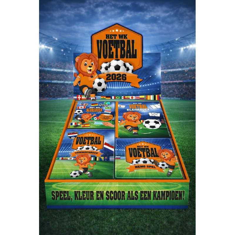 Display WK Voetbal 2026
Display WK Voetbal 2026