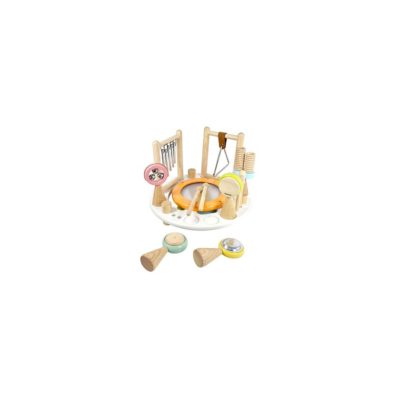 Muziekcenter rond (pastelkleuren)