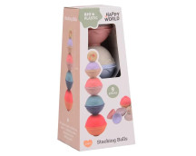Happy World bio plastic stapelballen in doos Happy World bio plastic stapelballen in doos